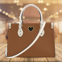 Load image into Gallery viewer, Ti Amo I love you - Exclusive Brand - Sugar Almond - Luxury Womens PU Tote Bag - Cream Straps
