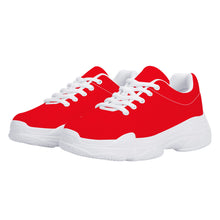 Load image into Gallery viewer, Ti Amo I love you - Exclusive Brand - Ferrari Red - Angry Fish - Chunky Sneakers - White Soles
