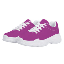 Load image into Gallery viewer, Ti Amo I love you - Exclusive Brand - Warm Purple - Angry Fish - Chunky Sneakers - White Soles
