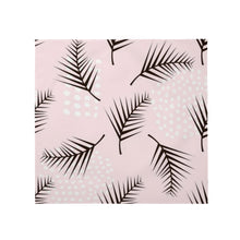 Load image into Gallery viewer, Ti Amo I love you - Exclusive Brand  - Oyster Pink - Black Leaf &amp; White Dots  Silk Scarf
