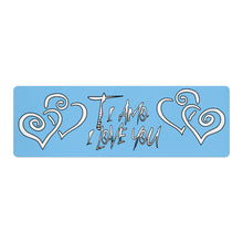 Load image into Gallery viewer, Ti Amo I love you - Exclusive Brand - Malibu Blue - Yoga Mat
