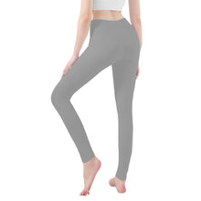 Load image into Gallery viewer, Ti Amo I love you - Exclusive Brand - Silver Chalice - White Daisy - Yoga Leggings - Sizes XS-3XL
