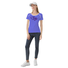 Load image into Gallery viewer, Ti Amo I love you - Exclusive Brand  - Medium Purple - Double Purple - Women&#39;s T shirt
