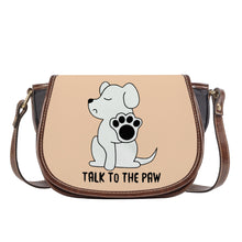 Load image into Gallery viewer, Ti Amo I love you - Exclusive Brand - Deep Peach - Talk to the Paw -  Saddle Bag
