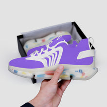 Load image into Gallery viewer, Ti Amo I love you - Exclusive Brand - Heliotrope 3 - Mens / Womens - Air Max React Sneakers - White Soles
