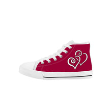 Load image into Gallery viewer, Ti Amo I love you - Exclusive Brand - Lifeline - Kids High Top Canvas Shoes
