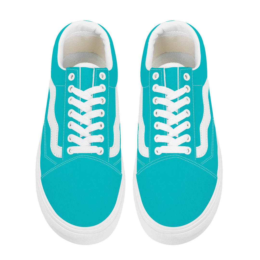 Ti Amo I love you - Exclusive Brand - Vivid Cyan (Robin's Egg Blue) - Low Top Flat Sneaker