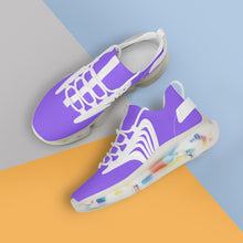 Load image into Gallery viewer, Ti Amo I love you - Exclusive Brand - Heliotrope 3 - Mens / Womens - Air Max React Sneakers - White Soles
