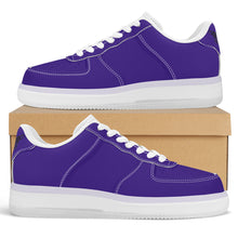 Load image into Gallery viewer, Ti Amo I love you - Exclusive Brand - Purple Monster - Skelton Hands with Heart - Transparent Low Top Air Force Leather Shoes
