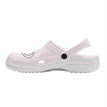 Load image into Gallery viewer, Ti Amo I love you - Exclusive Brand - Prim - Double White Heart - Womens Classic Clogs - Sizes 5-14.5
