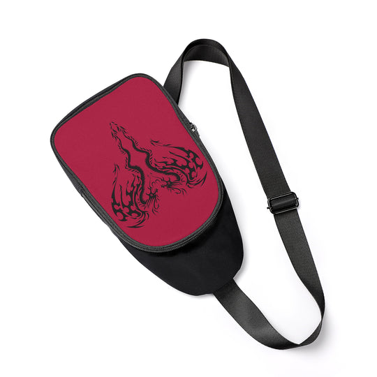 Ti Amo I love you - Exclusive Brand - Cardinal - Dragon Heads Heart -  Chest Bag