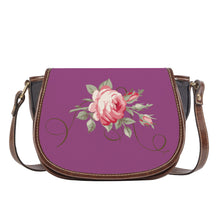 Load image into Gallery viewer, Ti Amo I love you - Exclusive Brand - Cannon Pink -  Rose -  Saddle Bag
