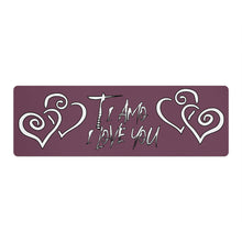 Load image into Gallery viewer, Ti Amo I love you - Exclusive Brand - Brownish Purple - Yoga Mat
