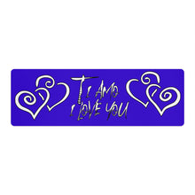 Load image into Gallery viewer, Ti Amo I love you - Exclusive Brand - Violet Blue - Yoga Mat
