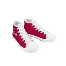 Load image into Gallery viewer, Ti Amo I love you - Exclusive Brand - Lifeline - Kids High Top Canvas Shoes
