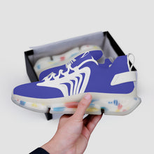 Load image into Gallery viewer, Ti Amo I love you - Exclusive Brand - Bright Blue - Mens / Womens - Air Max React Sneakers - White Soles
