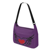 Load image into Gallery viewer, Ti Amo I love you - Exclusive Brand - Bossanova 2 - Skeleton Heart Hands  -  Journey Computer Shoulder Bag
