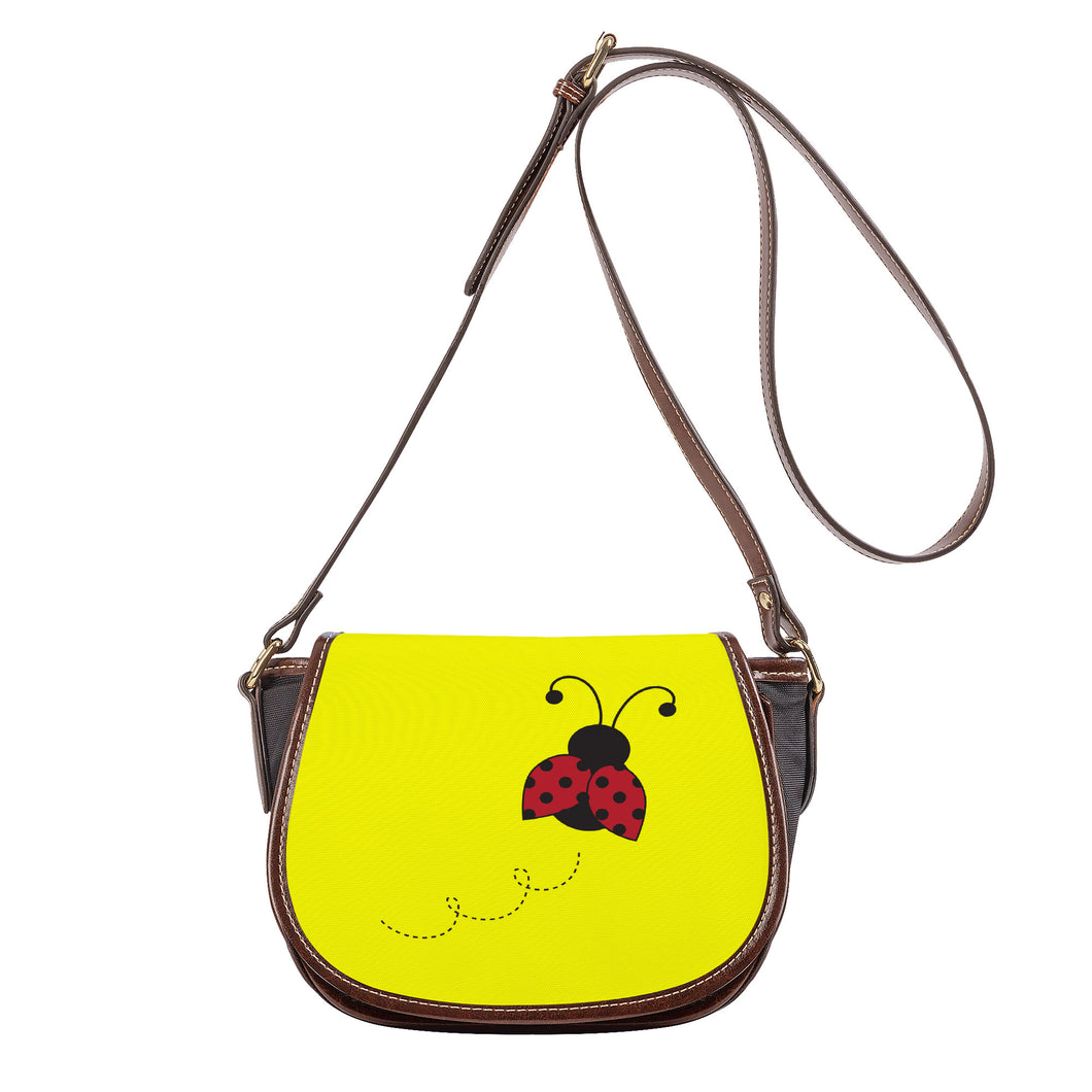 Ti Amo I love you - Exclusive Brand - Yellow - Ladybug - Saddle Bag