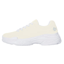 Load image into Gallery viewer, Ti Amo I love you - Exclusive Brand - Buttery White - Angry Fish - Chunky Sneakers - White Soles
