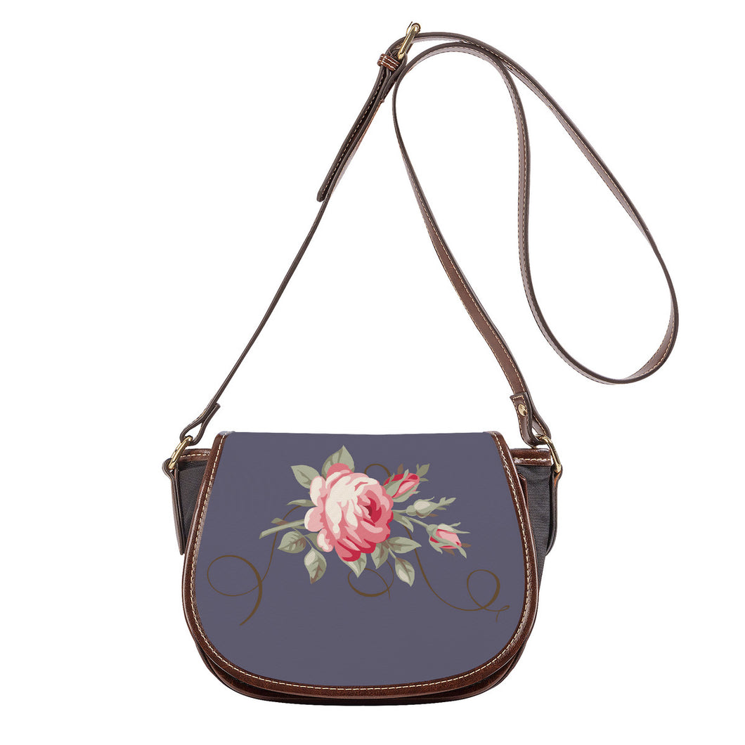 Ti Amo I love you - Exclusive Brand - Dolphin - Rose - Saddle Bag