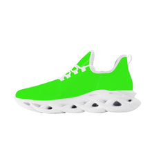 Load image into Gallery viewer, Ti Amo I love you - Exclusive Brand - Florescent Green - White Lettering - Mens / Womens - Flex Control Sneakers- White Soles
