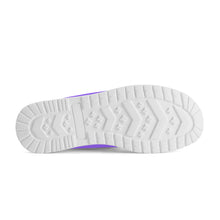 Load image into Gallery viewer, Ti Amo I love you - Exclusive Brand - Heliotrope 3 - Double White Heart - Canvas Loafers Slip On
