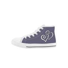 Load image into Gallery viewer, Ti Amo I love you - Exclusive Brand - Dolphin - Kids High Top Canvas Shoes
