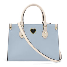 Load image into Gallery viewer, Ti Amo I love you - Exclusive Brand - Nebula - Luxury Womens PU Tote Bag - Cream Straps
