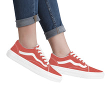 Load image into Gallery viewer, Ti Amo I love you - Exclusive Brand - Indian Red - Low Top Flat Sneaker
