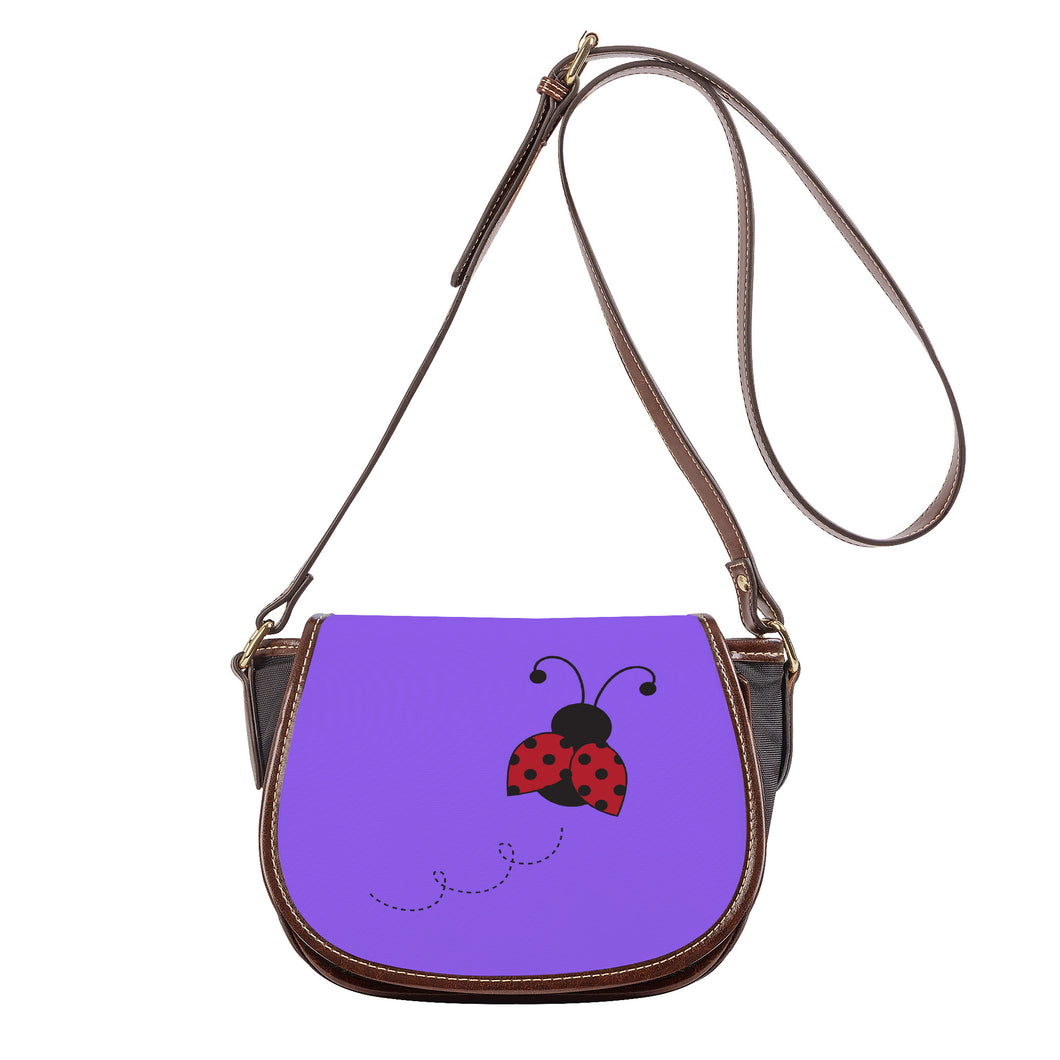 Ti Amo I love you - Exclusive Brand - Heliotrope 3 - Ladybug - Saddle Bag