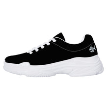 Load image into Gallery viewer, Ti Amo I love you - Exclusive Brand - Black - Angry Fish - Chunky Sneakers - White Soles
