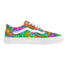 Load image into Gallery viewer, Ti Amo I love you - Exclusive Brand - Rainbow Kaleidoscope - Low Top Flat Sneaker
