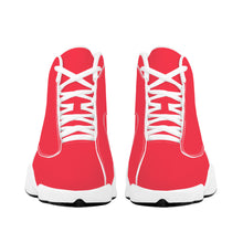 Load image into Gallery viewer, Ti Amo I love you - Exclusive Brand - Red Pink - Double Heart Logo - Mens / Womens - Unisex  Basketball Shoes - White Laces
