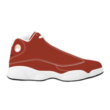 Load image into Gallery viewer, Ti Amo I love you - Exclusive Brand - Brick Red 2  - Mens / Womens - Unisex  Basketball Shoes - White Laces
