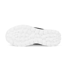 Load image into Gallery viewer, Ti Amo I love you - Exclusive Brand - Black - Double White Heart - Women&#39;s Mesh Running Shoes - White Soles
