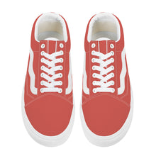 Load image into Gallery viewer, Ti Amo I love you - Exclusive Brand - Indian Red - Low Top Flat Sneaker
