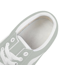 Load image into Gallery viewer, Ti Amo I love you - Exclusive Brand - Pastel Grey - Low Top Flat Sneaker
