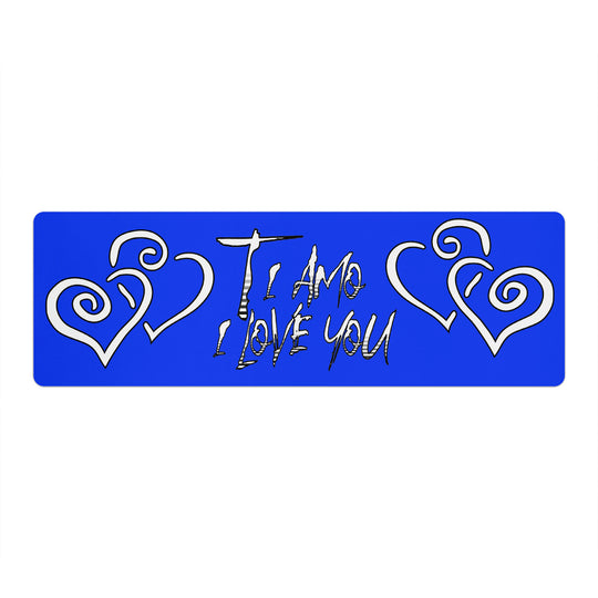 Ti Amo I love you - Exclusive Brand - Blue Blue Eyes - Yoga Mat