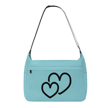 Load image into Gallery viewer, Ti Amo I love you - Exclusive Brand  - Monte Carlo - Double Black Heart - Journey Computer Shoulder Bag
