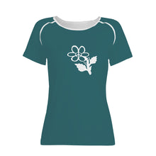 Load image into Gallery viewer, Ti Amo I love you - Exclusive Brand - Casal - White Daisy - Women&#39;s T shirt
