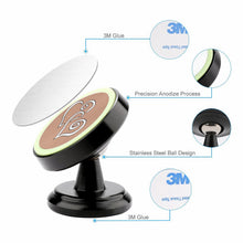 Load image into Gallery viewer, Ti Amo I love you - Exclusive Brand - Feldspar  - Double White Heart. - Magnetic Car Phone Holder
