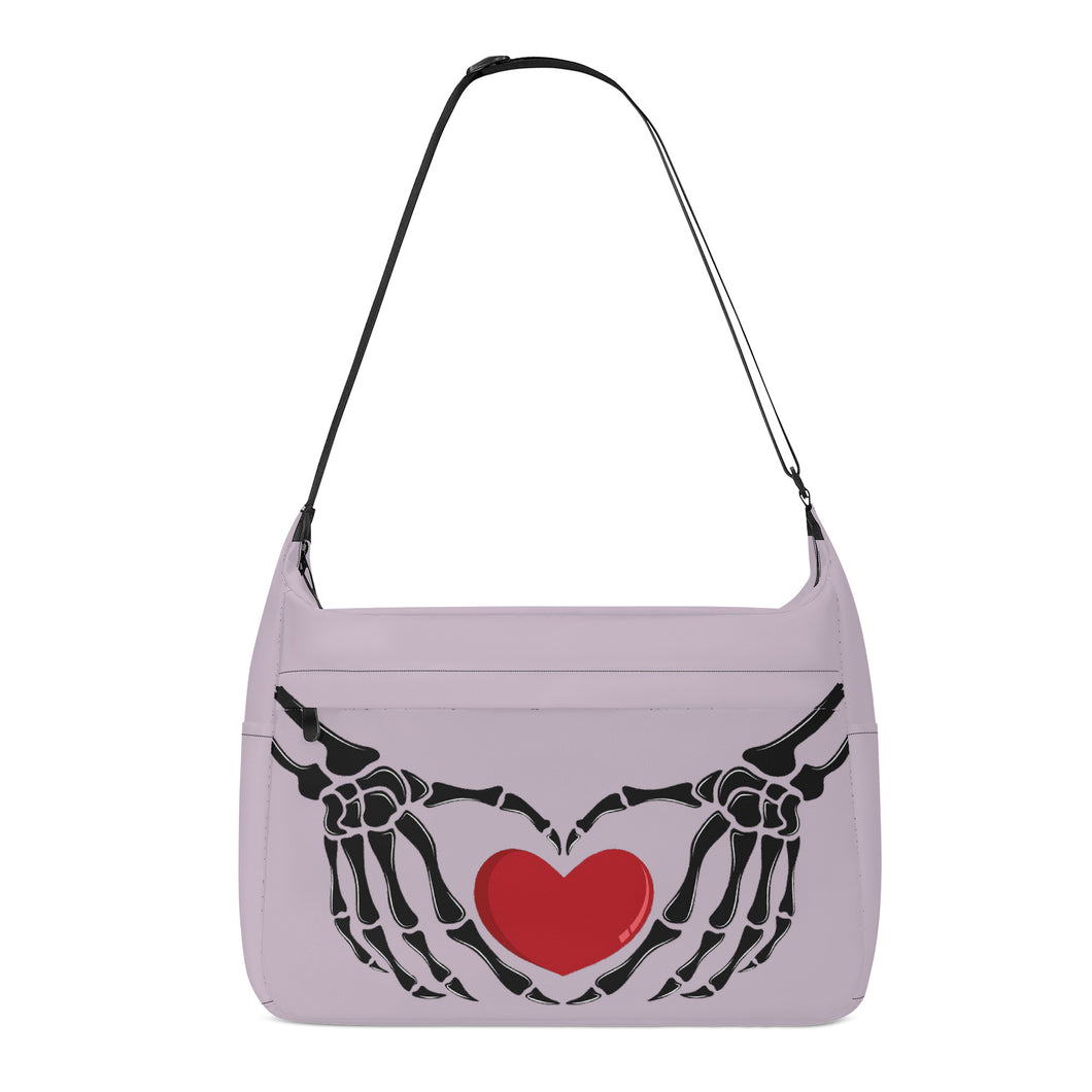 Ti Amo I love you - Exclusive Brand - Lily - Skeleton Heart Hands  -  Journey Computer Shoulder Bag