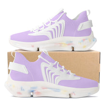 Load image into Gallery viewer, Ti Amo I love you - Exclusive Brand - Light Dusty Lavender - Mens / Womens - Air Max React Sneakers - White Soles
