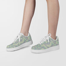 Load image into Gallery viewer, Ti Amo I love you - Exclusive Brand  - Edward, Pansy Posy, Clay Ash, Summer Green Camouflage-  Low Top Unisex Sneakers
