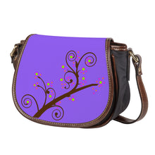 Load image into Gallery viewer, Ti Amo I love you - Exclusive Brand - Heliotrope 3 - Branch - Saddle Bag
