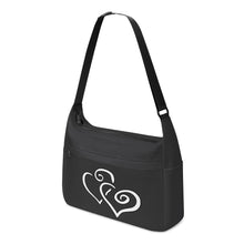 Load image into Gallery viewer, Ti Amo I love you - Exclusive Brand - Shark - Double White Heart - Journey Computer Shoulder Bag
