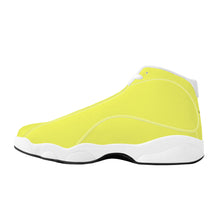 Load image into Gallery viewer, Ti Amo I love you - Exclusive Brand - Sandy Yellow - Double Heart Logo - Mens / Womens - Unisex  Basketball Shoes - White Laces
