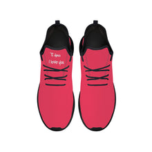 Load image into Gallery viewer, Ti Amo I love you - Exclusive Brand - Radical Red - Lightweight Mesh Knit Sneakers - Black Soles
