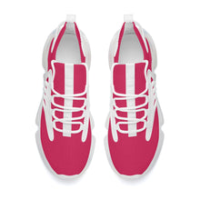 Load image into Gallery viewer, Ti Amo I love you - Exclusive Brand - Cerise Red 2 - Mens / Womens - Air Max React Sneakers - White Soles
