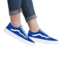 Load image into Gallery viewer, Ti Amo I love you - Exclusive Brand - Dark Powder Blue - Low Top Flat Sneaker
